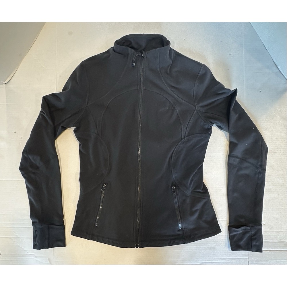Lululemon Define Jacket Full Zip Athletic Black Women's Size 6